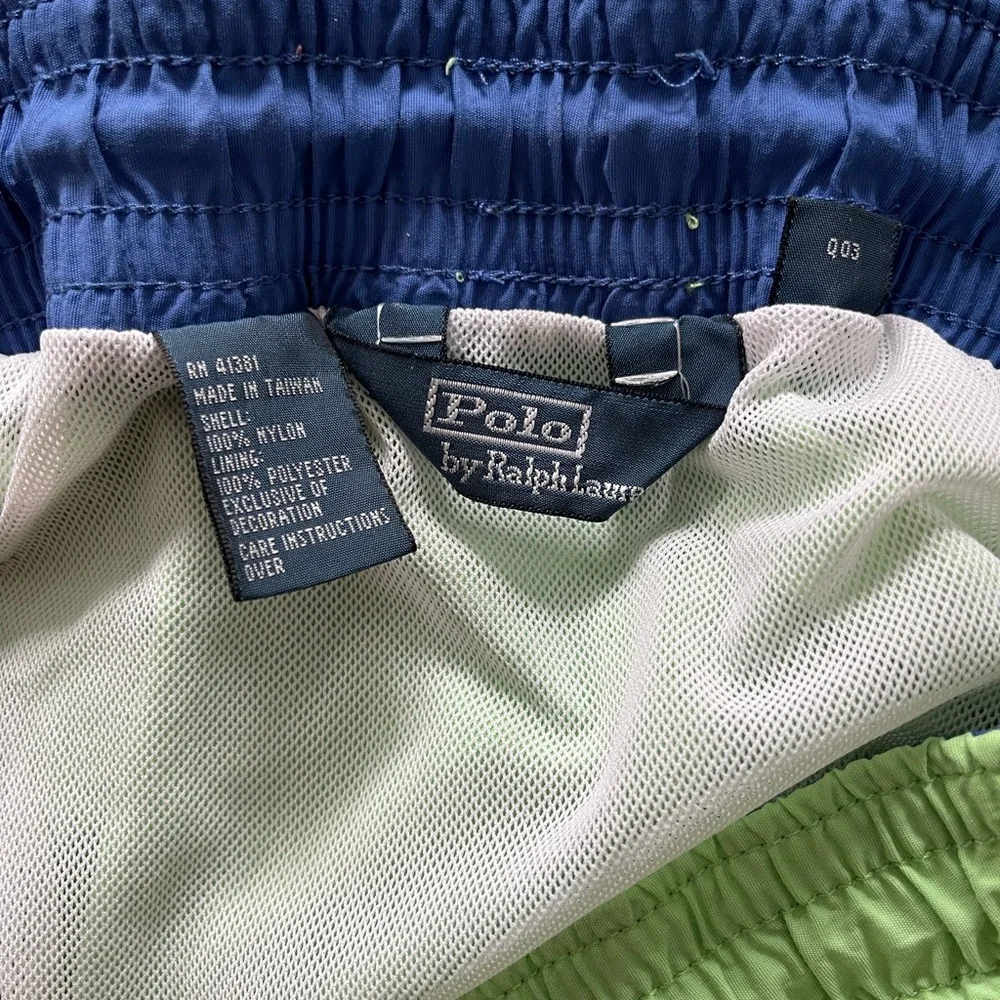 Polo Ralph Lauren Lime Green Swim Trunks Men’s XXL Mesh Lined Pony Logo Classic
